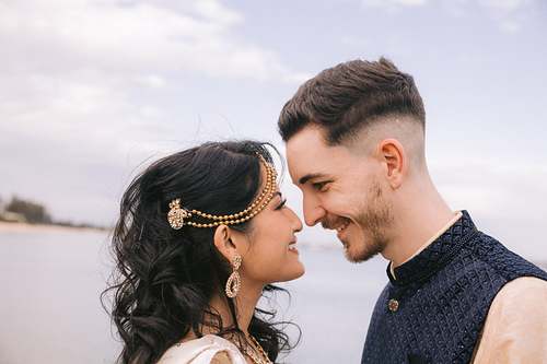 Wedding Photo at Cook Park Rock Jetty, Brighton Le Sands
