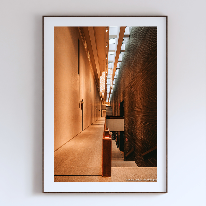 COLLECTION - URBAN GEOMETRY VERTICAL - "Between Two Walls" - LIMITED EDITION 10 of 10