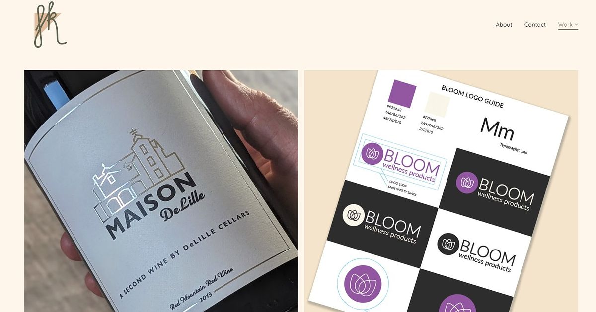 Frances Krutsky packaging and brand identity portfolio website
