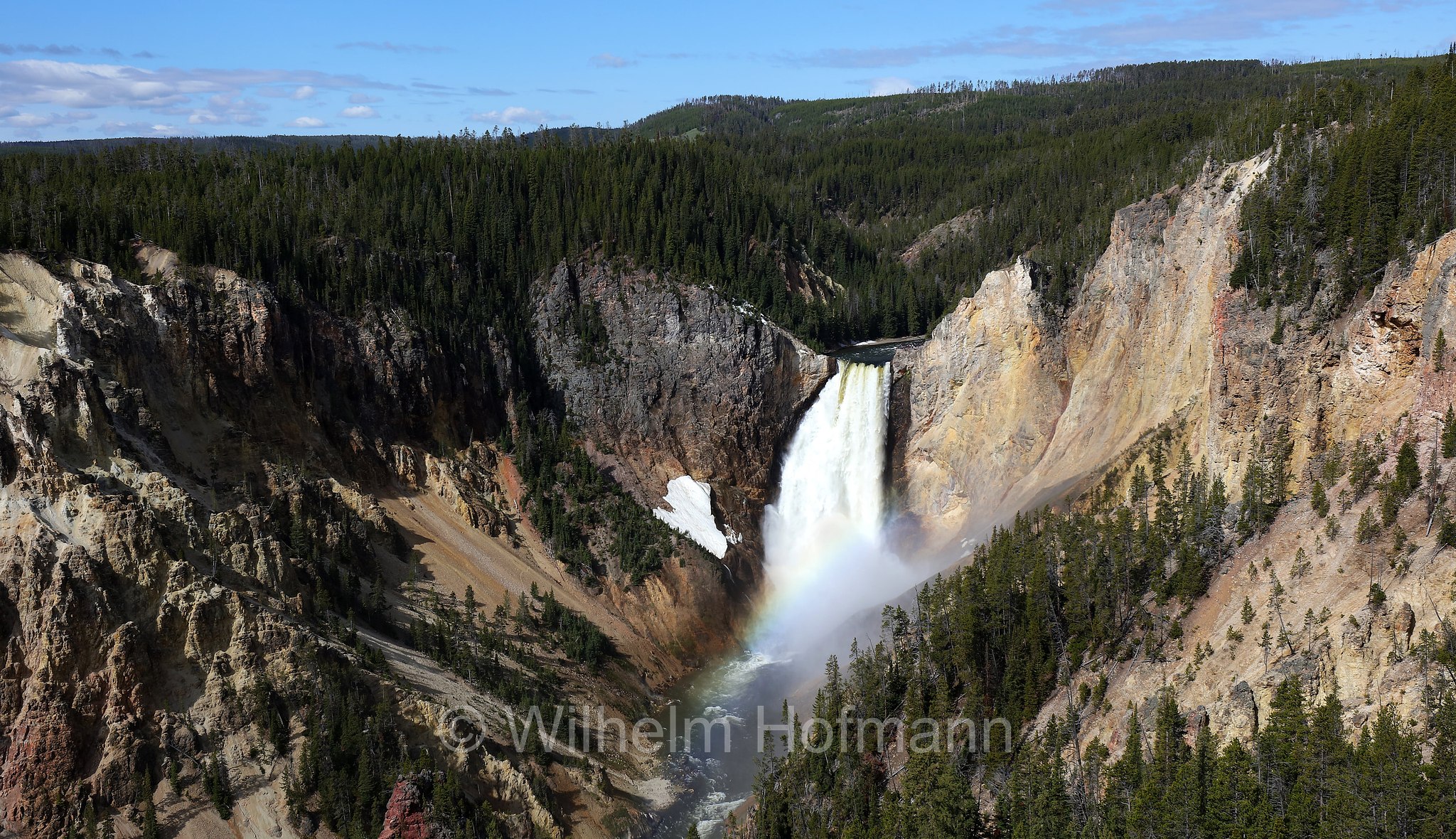 Lookout Point, Lower Yellowstone Falls, Grand Canyon of the Yellowstone, Yellowstone National Park, Yellowstone-Nationalpark﻿, parco nazionale di Yellowstone, Wyoming, USA