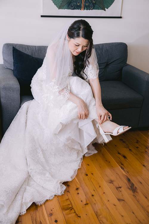 Bride Getting Ready