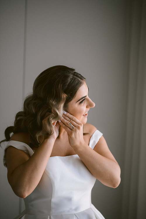 Bride Getting Ready