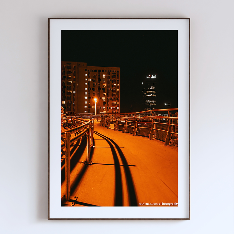 COLLECTION - URBAN GEOMETRY VERTICAL - "Shadow Rails" - LIMITED EDITION 10 of 10