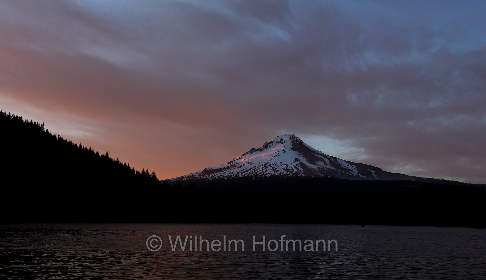 Trillium Lake, Mount Hood, Monte Hood, Oregon, USA