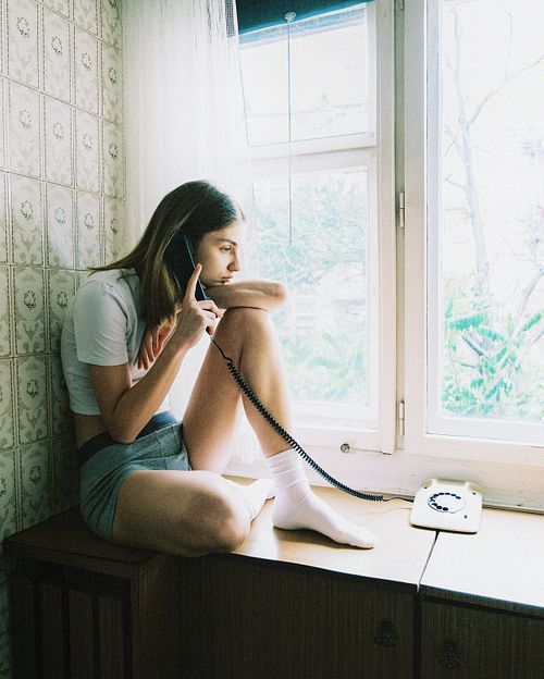 Editorial fashion image focused on silhouette and mood