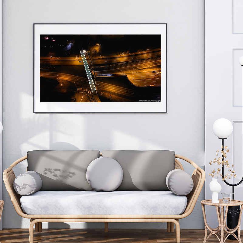 THE ONE - AERIAL PRINTS - "Crossing the Flow" - LIMITED EDITION 4 of 5