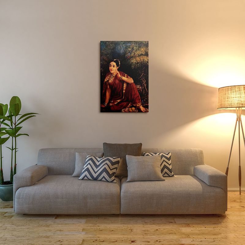 Radha in Moonlight – A Timeless Masterpiece by Raja Ravi Varma