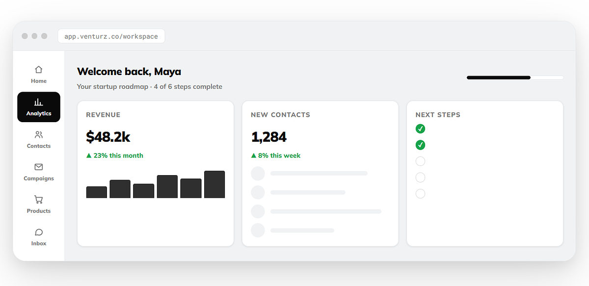 Venturz Dashboard