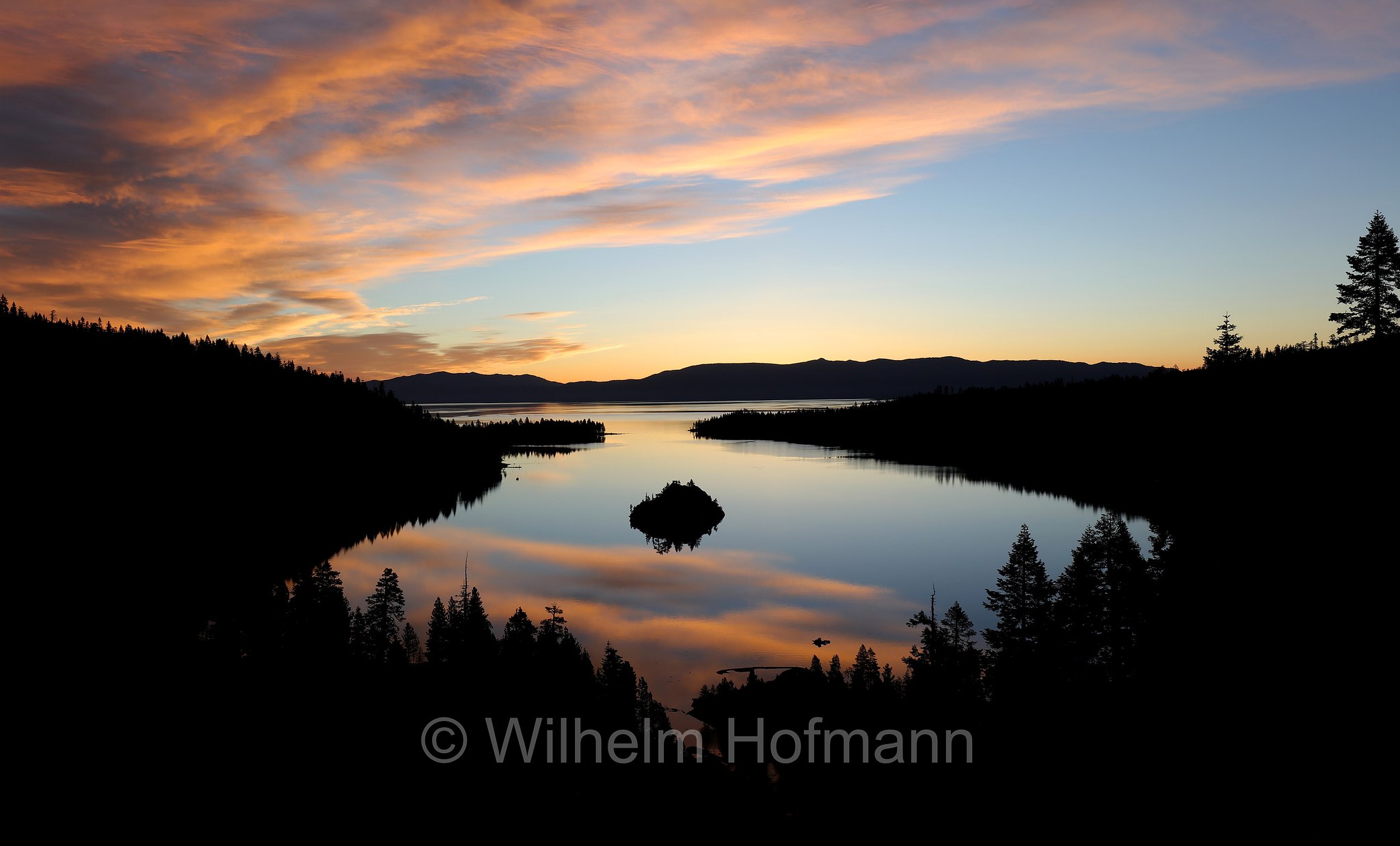 Fannette Island, Emerald Bay, Lake Tahoe, Lago Tahoe, California, Kalifornien, USA