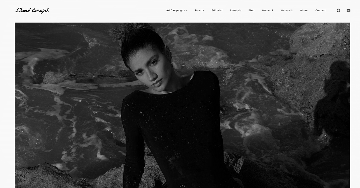 Портфолио модной и редакционной фотографии Дэвида Карвахаля
