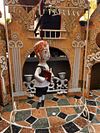 Traditional boy with a book, little ceramic hanging sculpture