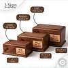 Personalized Wood Pet Urn Box