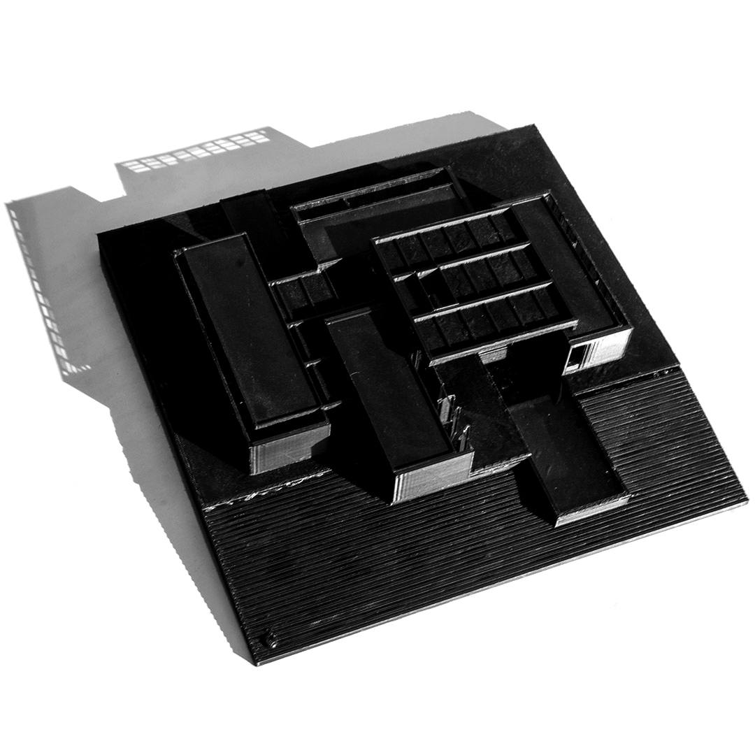 maqueta arquitectura casa modular sistema replicable vivienda