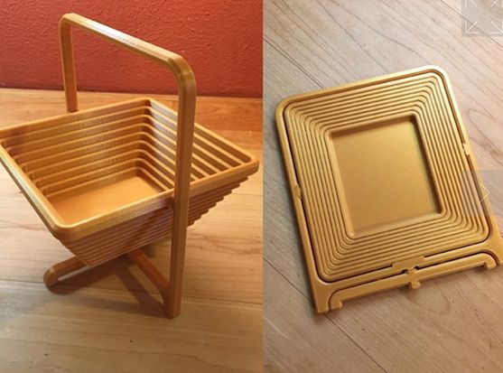 Cesta dobrável impressão 3D