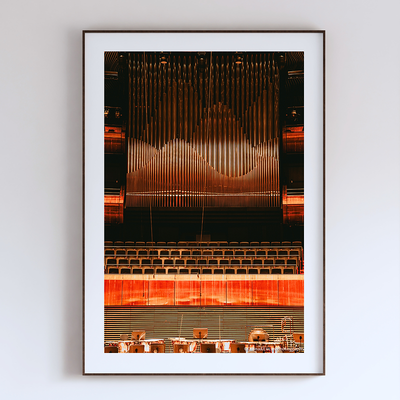COLLECTION - URBAN GEOMETRY VERTICAL - "Pipes of Gold" - LIMITED EDITION 10 of 10