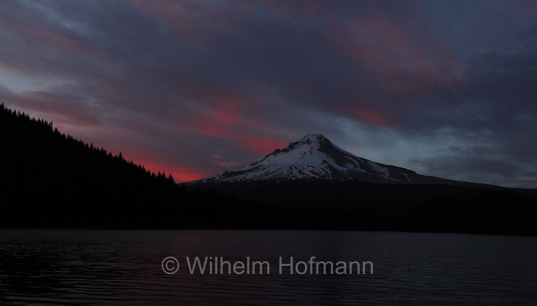 Trillium Lake, Mount Hood, Monte Hood, Oregon, USA