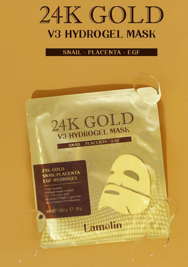 LAMELIN 24 K Gold V3 Hydrogel Mask
