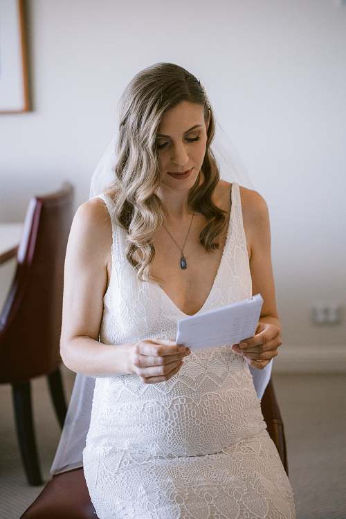 Bride Getting Ready