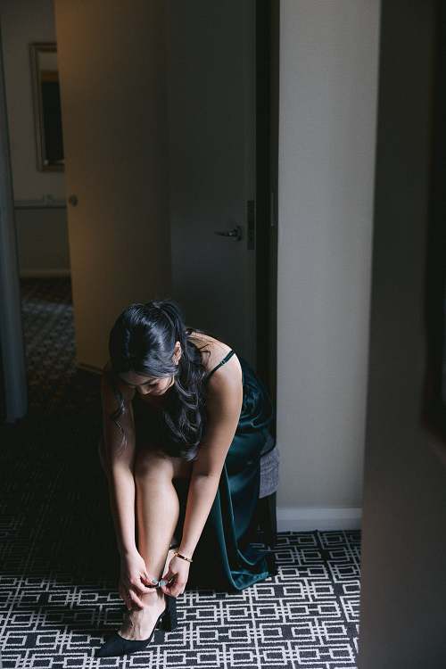 Bride Getting Ready