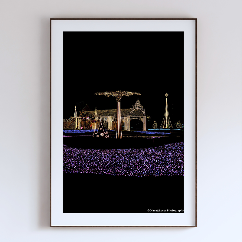 COLLECTION - URBAN GEOMETRY VERTICAL - "Garden of Lights" - LIMITED EDITION 10 of 10