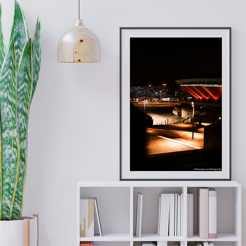 COLLECTION - URBAN GEOMETRY VERTICAL - "Red Arena" - LIMITED EDITION 10 of 10