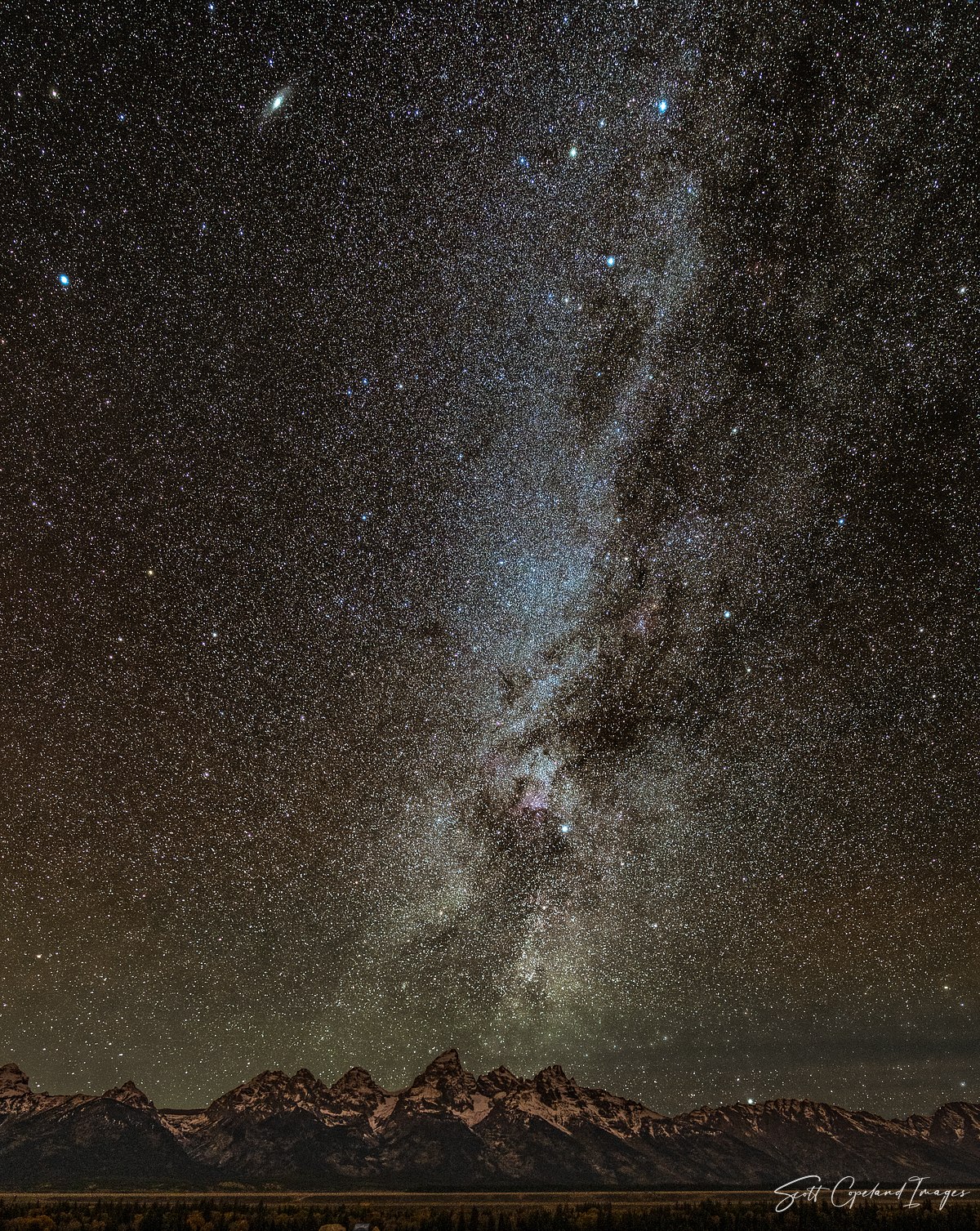Grand Teton New moon