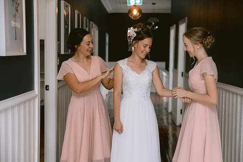 Bride Getting Ready