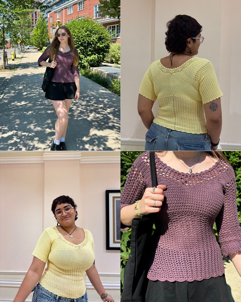 Zena Top PDF Crochet Pattern