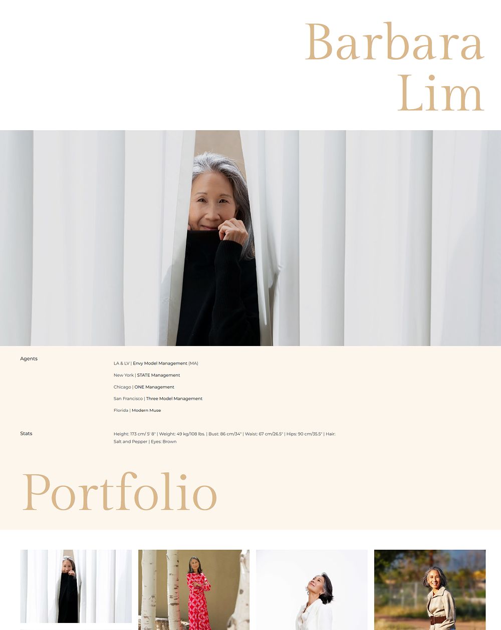 Photography portfolio website