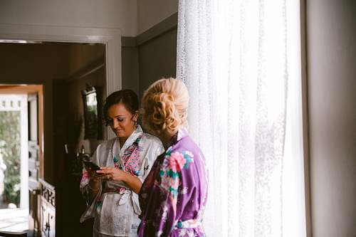 Bride Getting Ready