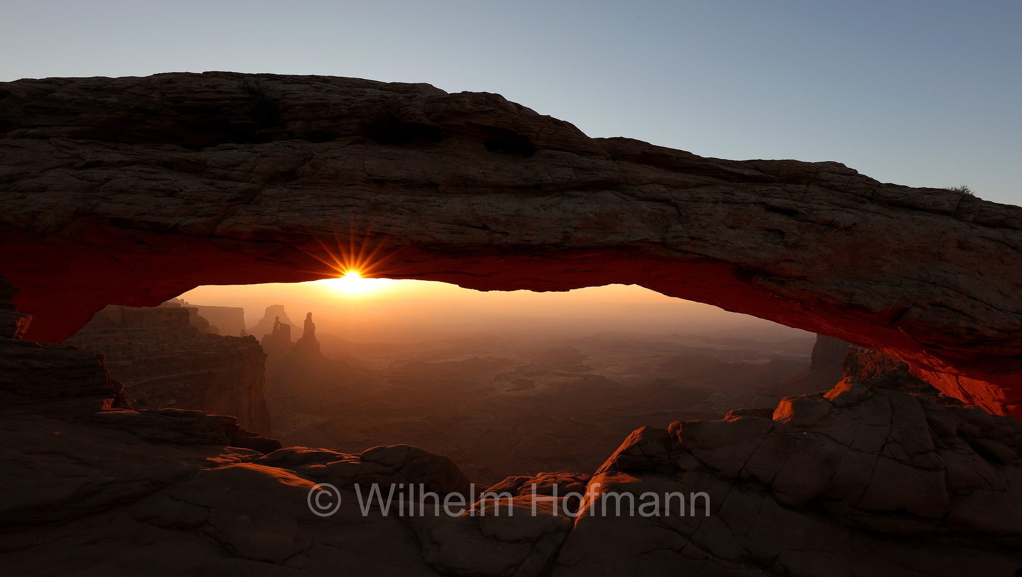Mesa Arch, Canyonlands National Park, Canyonlands-Nationalpark, Parco nazionale delle Canyonlands, Utah, USA