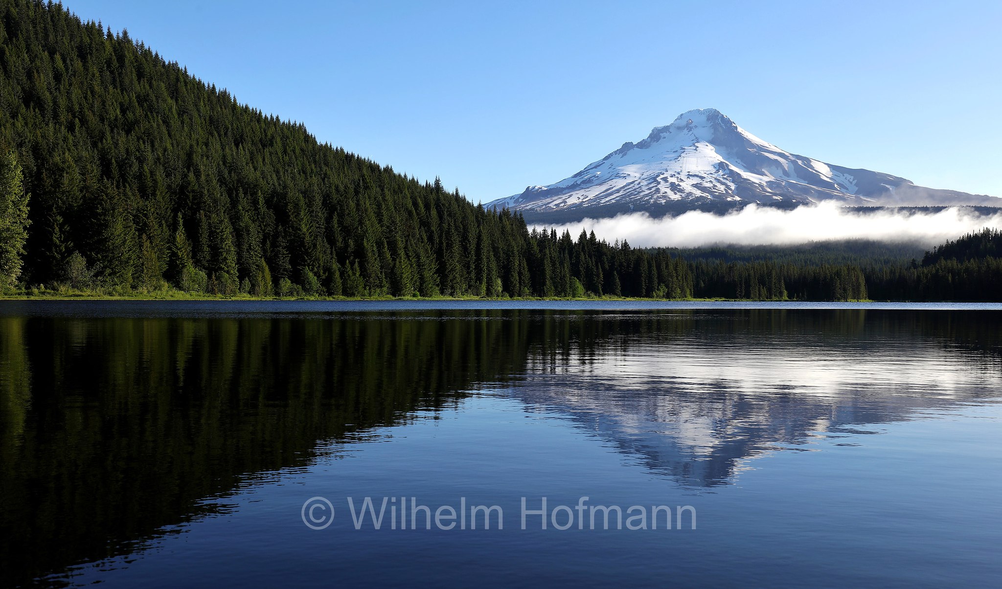 Trillium Lake, Mount Hood, Monte Hood, Oregon, USA