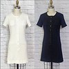 Sharons Knit Henley mini Dress