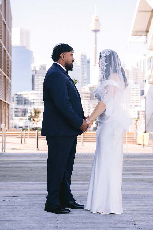 Bride and Groom's First Look