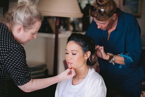 Bride Getting Ready