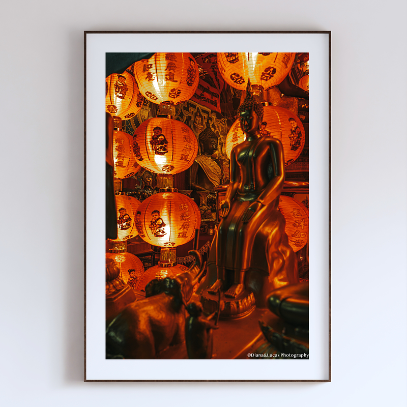 COLLECTION - SACRED DETAILS VERTICAL -  "Surrounded by Lanterns" - LIMITED EDITION 10 of 10