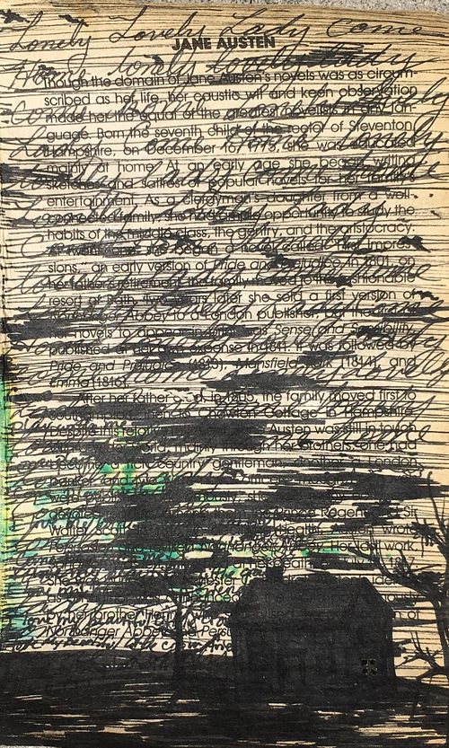 Ephemera 1 of 12, 2017, Acrylic, watercolor, collage, oil pastel, ink, and colored pencil on paper, 7"x4"