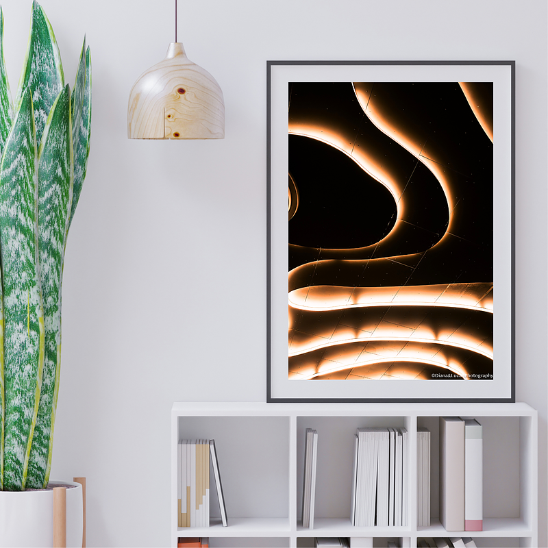 COLLECTION - URBAN GEOMETRY VERTICAL - "Drawn in Light" - LIMITED EDITION 10 of 10