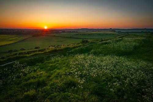 Late Spring Sunrise at Old Sarum