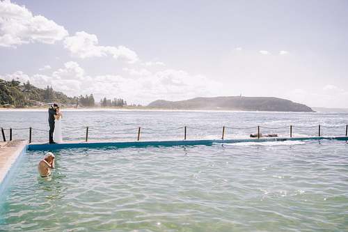 Wedding Photo at Palm Beach Whale Beach