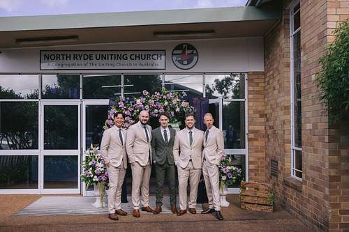 Church Wedding Ceremony at North Ryde Uniting Church
