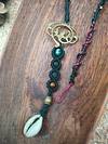 Macrame baroque removable hair jewelry