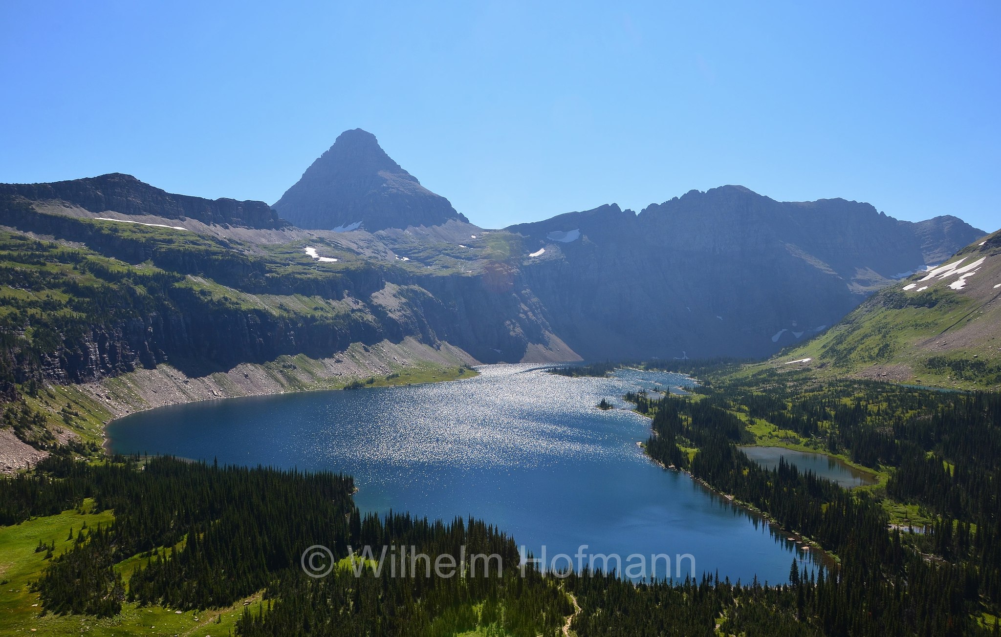 Hidden Lake, Glacier National Park, Glacier-Nationalpark, parco nazionale dei ghiacciai, Montana, USA