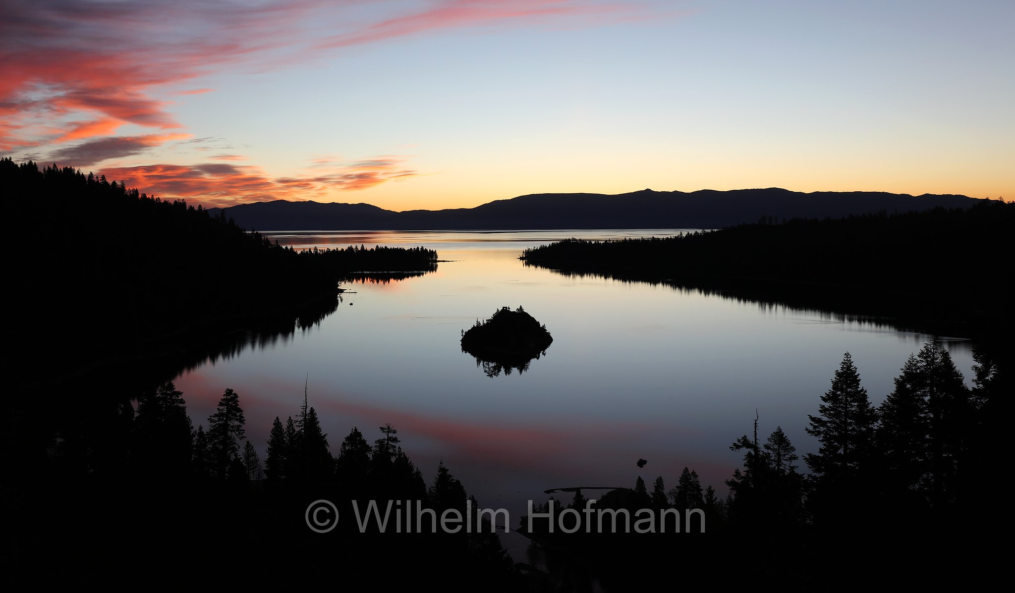Fannette Island, Emerald Bay, Lake Tahoe, Lago Tahoe, California, Kalifornien, USA