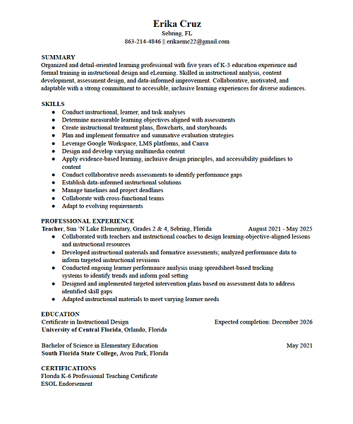 Resume