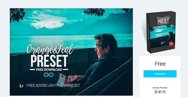Orange & Teal Landscape presets