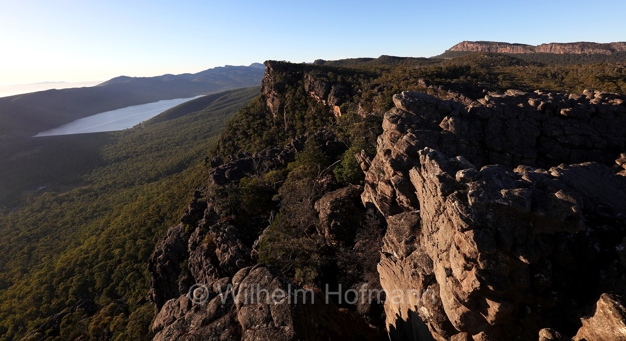 Lake Bellfield, Pinnacle Lookout, Grampians National Park, Grampians-Nationalpark, Parco nazionale Grampians, Victoria, Australia, Australien