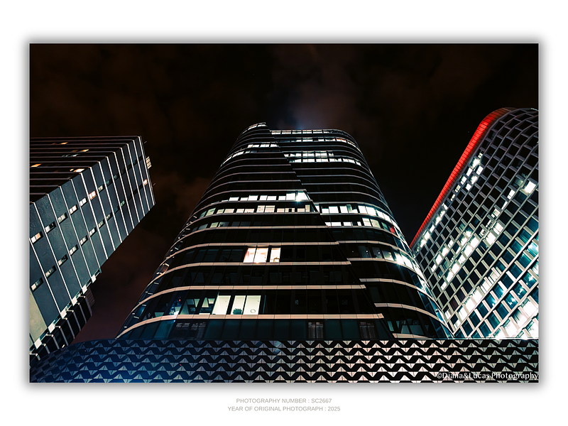 COLLECTION - URBAN GEOMETRY HORIZONTAL - "Between Three" - LIMITED EDITION 10 of 10
