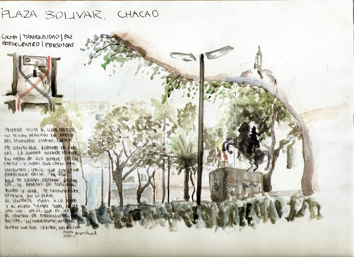 esquema volumetrico arquitectura urbana chacao caracas