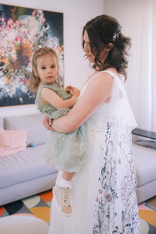 Bride Getting Ready